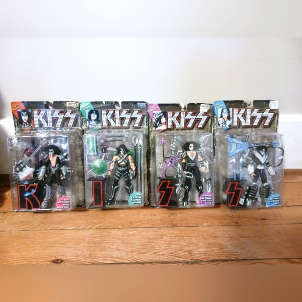 Set of 4 KISS Figurines